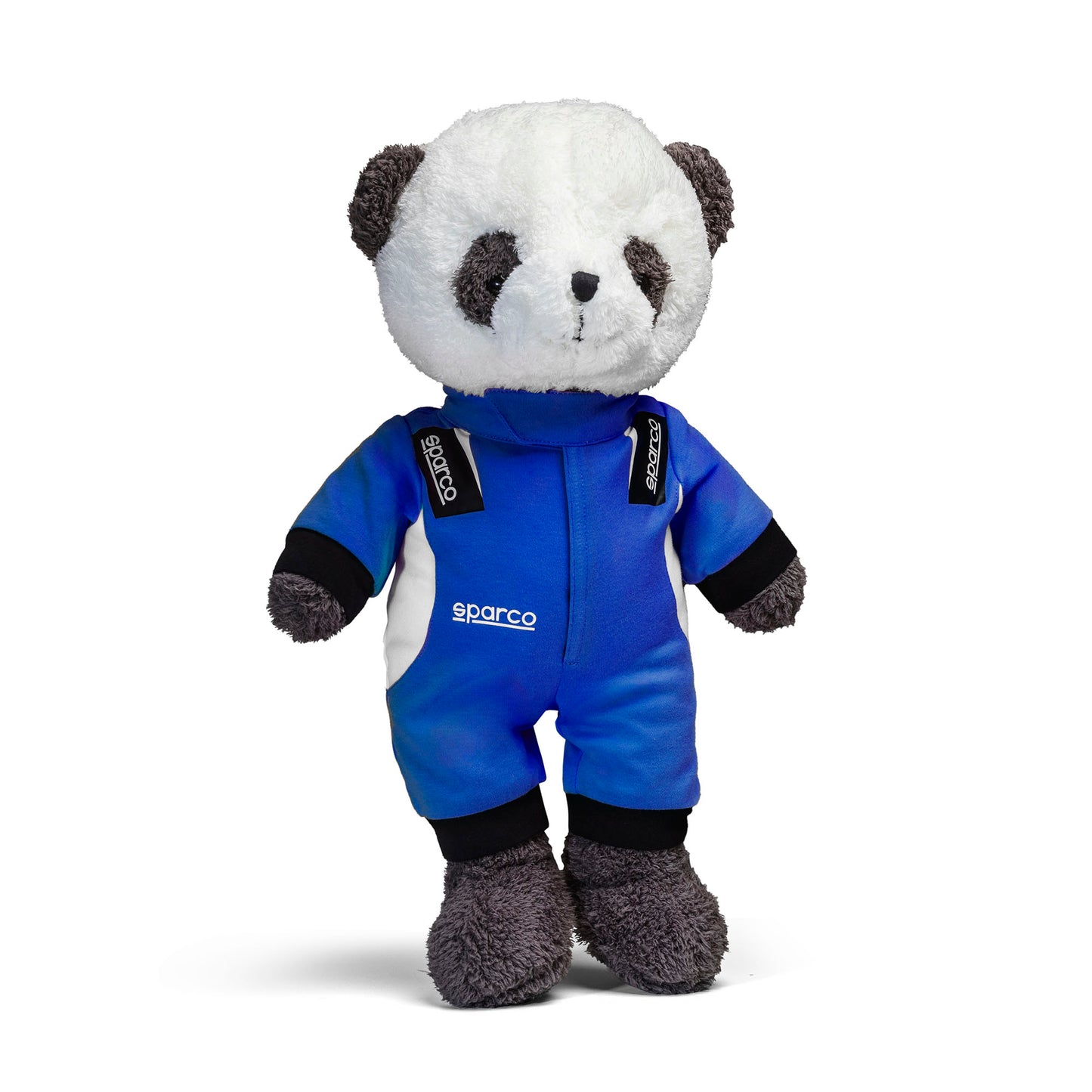 Sparco Luigi Panda Peluche Douce Bleue 48cm Hauteur Produit Dérivé Cadeau Enfants