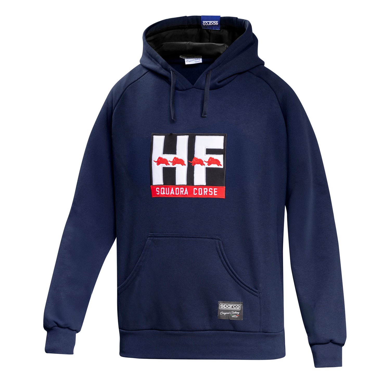 New 2025 Sparco Hoodie Lancia HF Squadra Corse Classic Retro Hoody Made in Italy