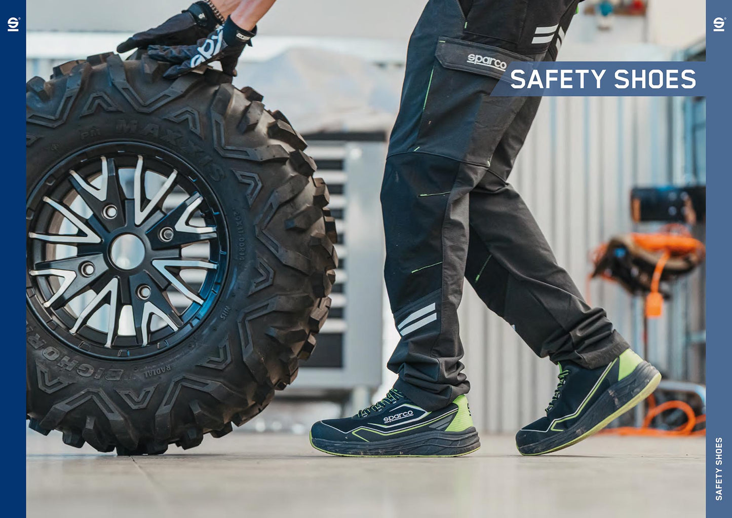 Chaussures de travail pour mécanicien Sparco S-CAPE 01 2026, légères et respirantes