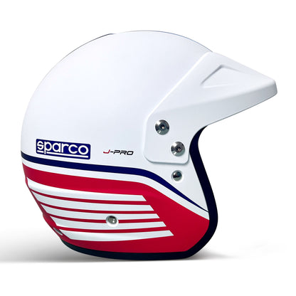 Sparco J-PRO Open Face Helmet Martini Racing Special Edition Track Day ECE Spec