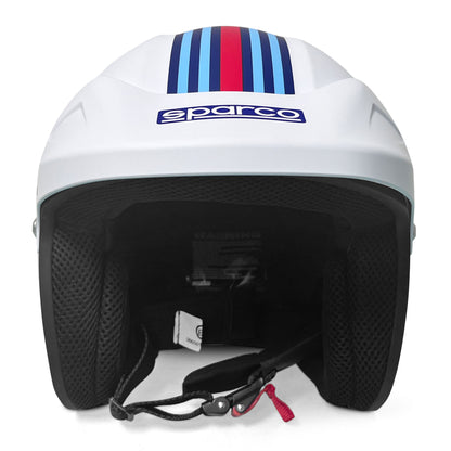 Sparco J-PRO Open Face Helmet Martini Racing Special Edition Track Day ECE Spec