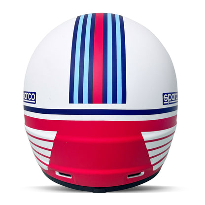 Sparco J-PRO Open Face Helmet Martini Racing Special Edition Track Day ECE Spec
