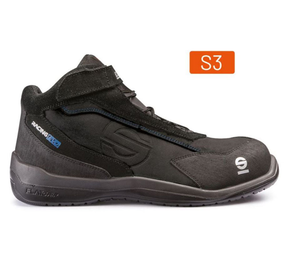 07515 Sparco RACING EVO S3 SRC Work Boots Safety Footwear Suede Leather Nubuck