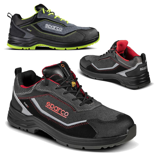 07538 Sparco INDY Industrial Safety Footwear Trainers Work Shoes ESD S1PS SR