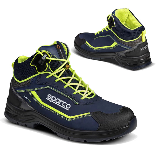 07541 Sparco INDY-H Safety Boots High Top Work Trainer Style ESD S3S SR LG Spec