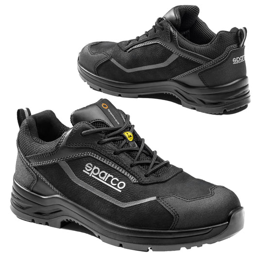 Sparco INDY LINE Safety Shoes Trainers ESD S3S Toe Protection Waterproof Nubuck