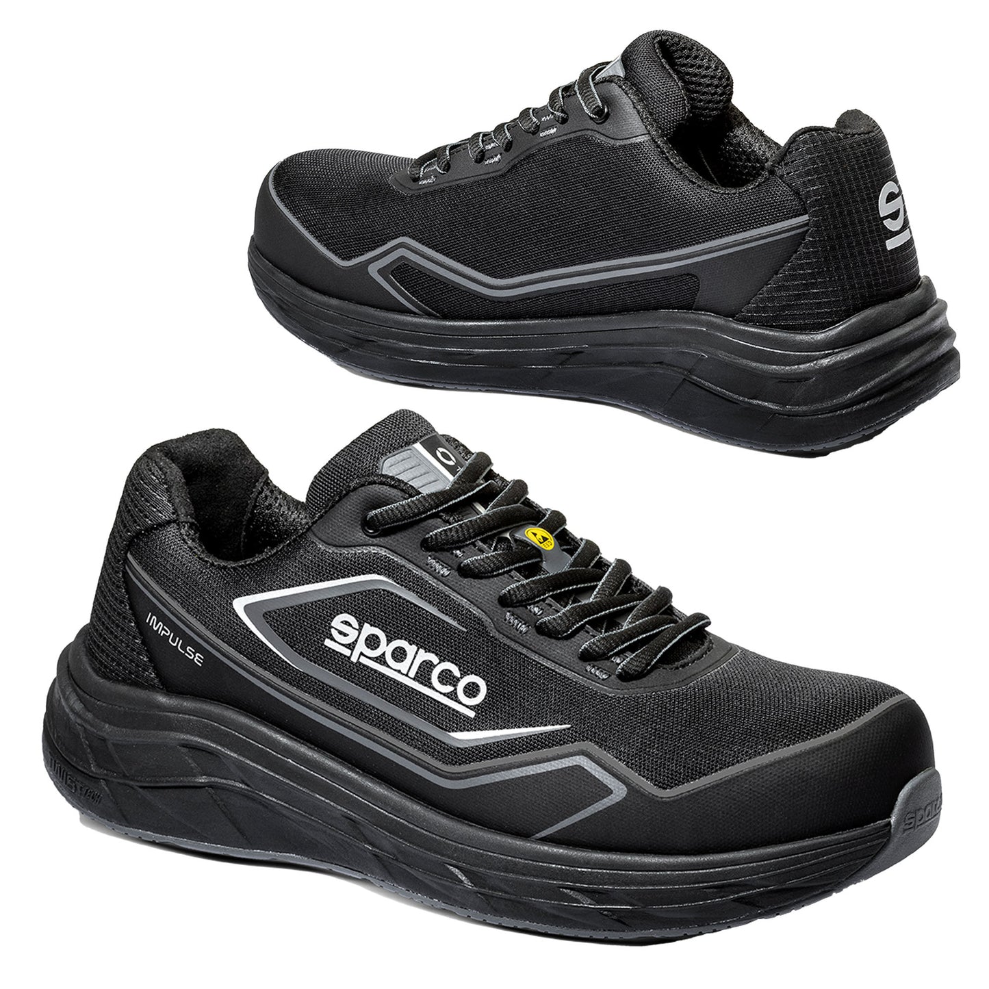 07545 Sparco Impulse Safety Shoes Footwear ESD Certified Mechanic Workshop