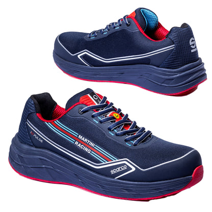 07545MR Sparco Impulse Safety Shoes MARTINI RACING CORSICA Footwear Trainers