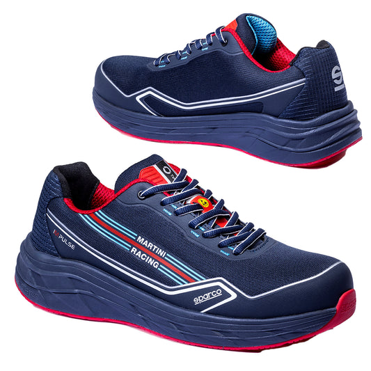 07545MR Sparco Impulse Safety Shoes MARTINI RACING CORSICA Footwear Trainers