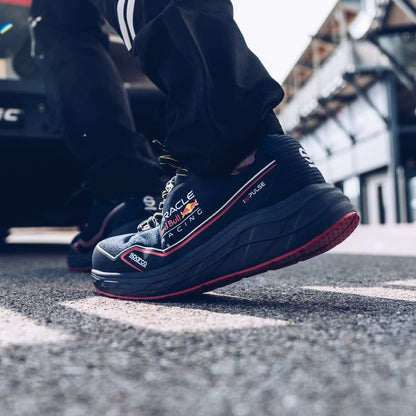 Sparco Impulse Safety Shoes RED BULL RACING Footwear Mechanic Trainers ESD S1PS