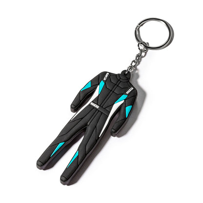 Porte-clés Sparco authentique en forme de combinaison de course - Produit officiel Motorsport - Cadeau