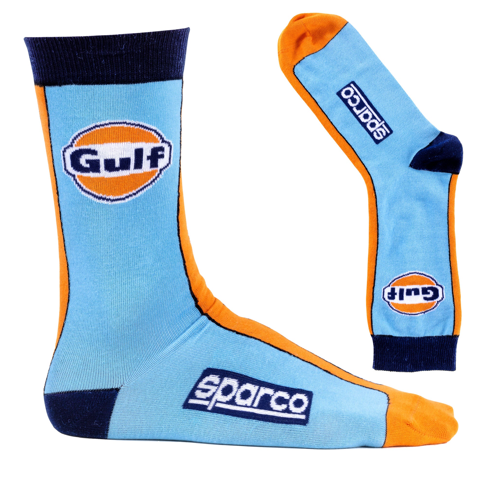 2025 Sparco Gulf Racing Socks Special Edition Official Brand Genuine M ...
