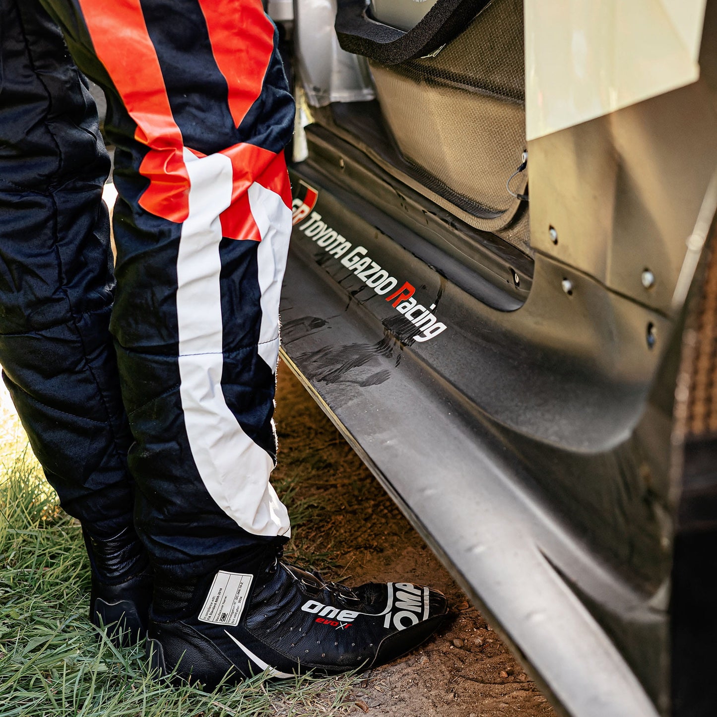 IC0-0837 OMP ONE EVO FX Racing Boots Black Leather Shoe Fireproof FIA 8856-2018