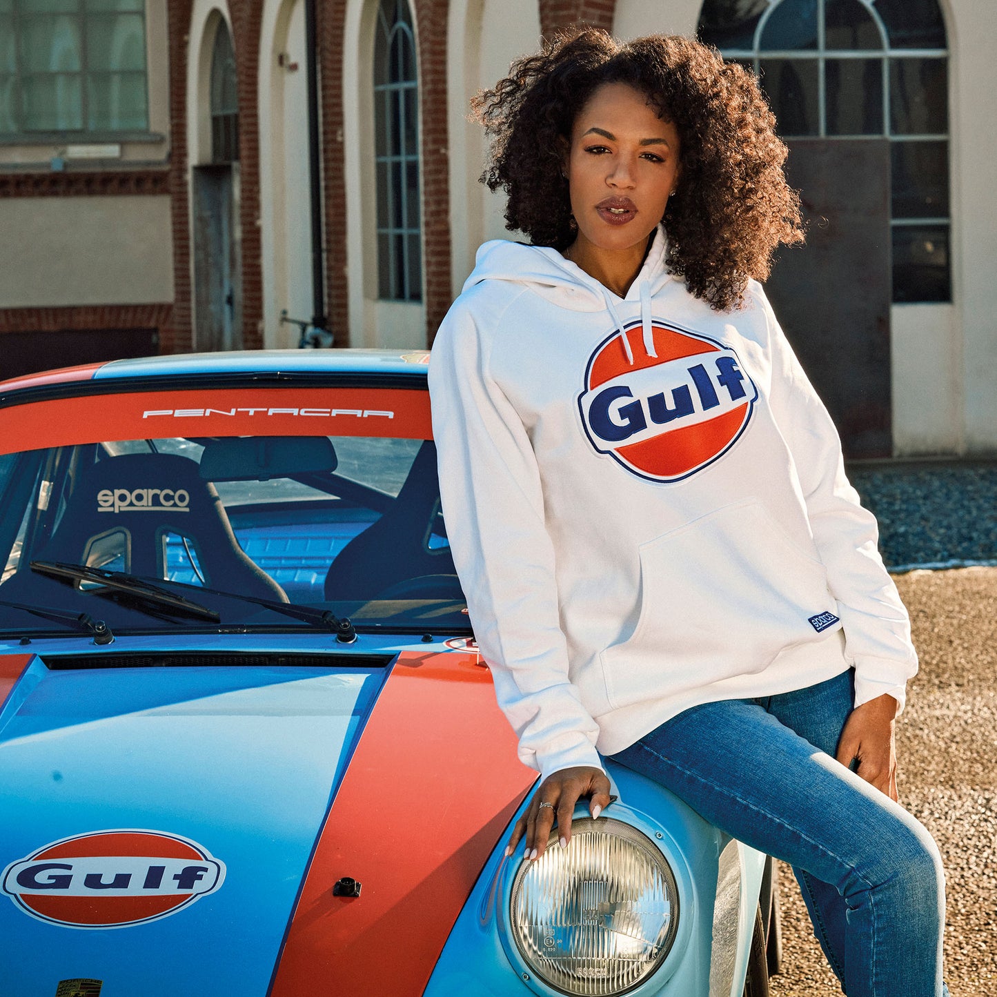 2025 Sparco GULF RACING Stage Rucksack Backpack Bag Size 42x30x12cm 15L