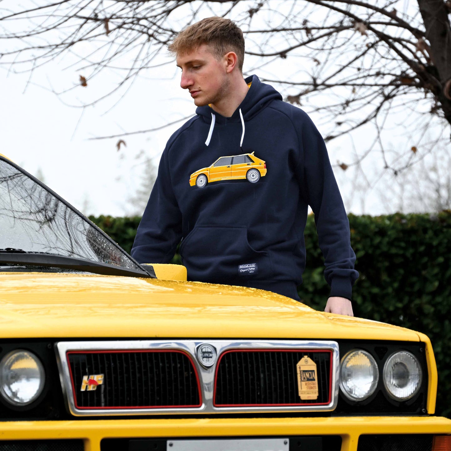 New 2025 Sparco Lancia Delta Integrale Mens Hoodie Hoody Genuine Team Sportswear