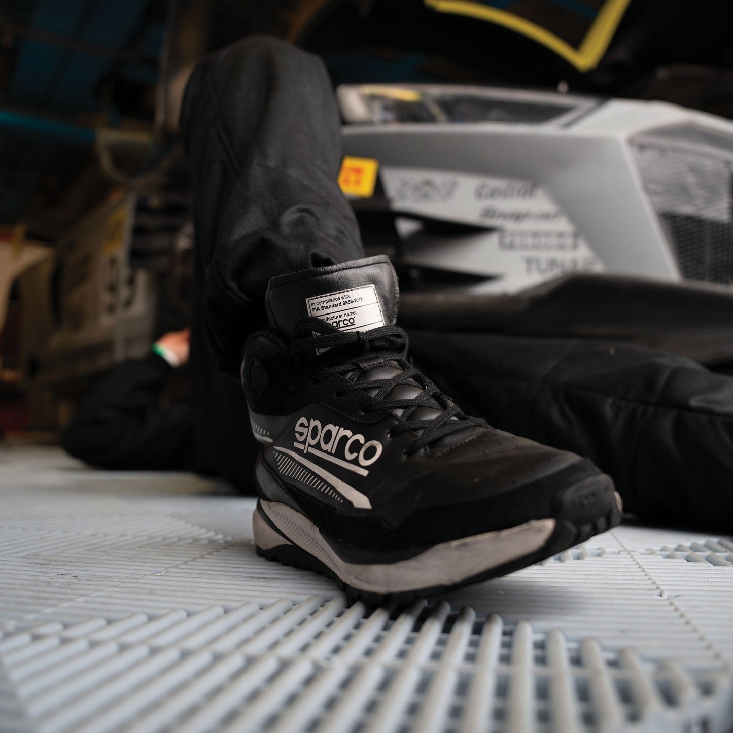 2026 Sparco IMPULSE S3S Safety Trainers Mechanic Footwear Toe Protection Shoes