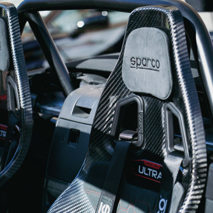 01045NR Sparco Racing Driver Drinks Bag Rally Track Use attaches to back of seat