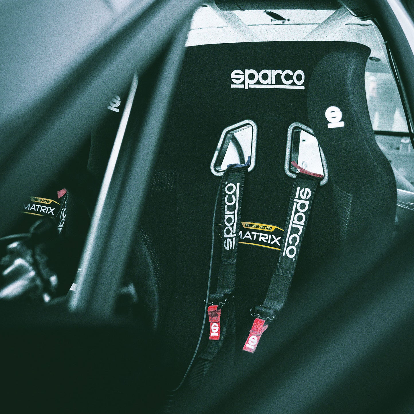 01045NR Sparco Racing Driver Drinks Bag Rally Track Use attaches to back of seat