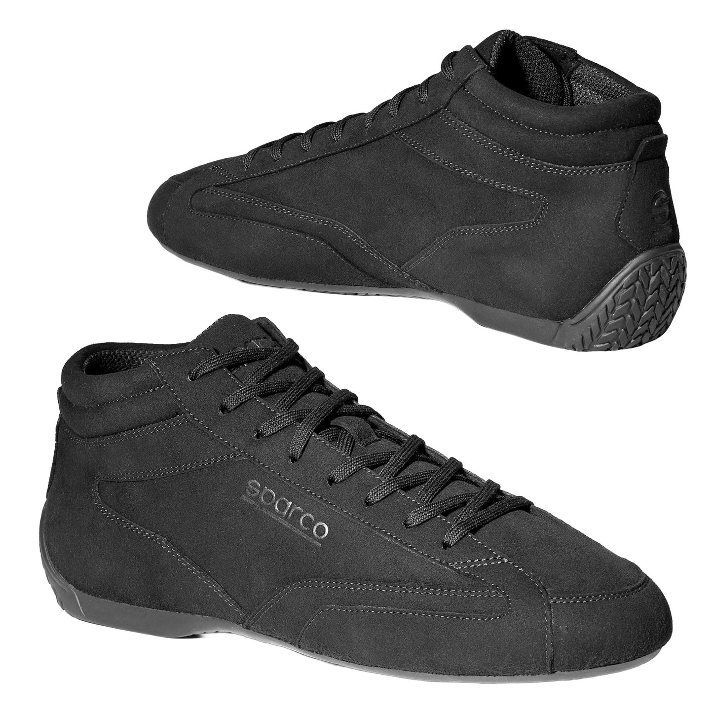 New! 2026 Sparco S-DRIVE MID SUEDE Mid Cut Shoes Racing Style Track Days Leisure