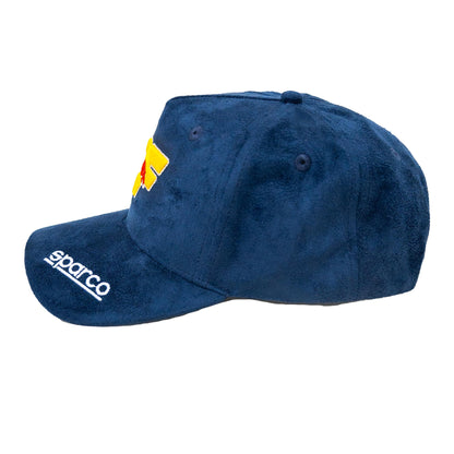 Sparco Lancia Delta Integrale HF Cap Hat Soft Suede Microfibre with 3D Logo