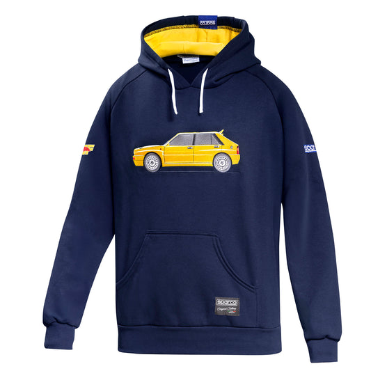 New 2025 Sparco Lancia Delta Integrale Mens Hoodie Hoody Genuine Team Sportswear
