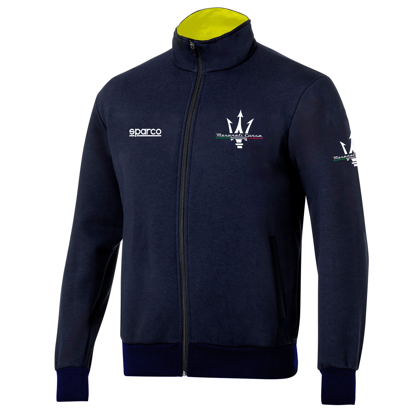 2026 Sparco MASERATI CORSE Mens Sweatshirt Jumper Full-Zip Genuine Official