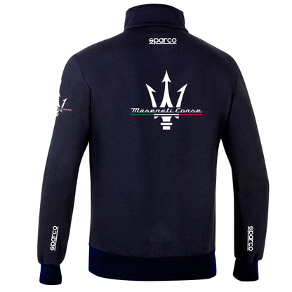 2026 Sparco MASERATI CORSE Mens Sweatshirt Jumper Full-Zip Genuine Official