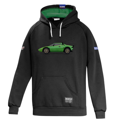 2026 Sparco Lancia Stratos GR.4 Mens Hoodie Hoody Cotton Genuine Official