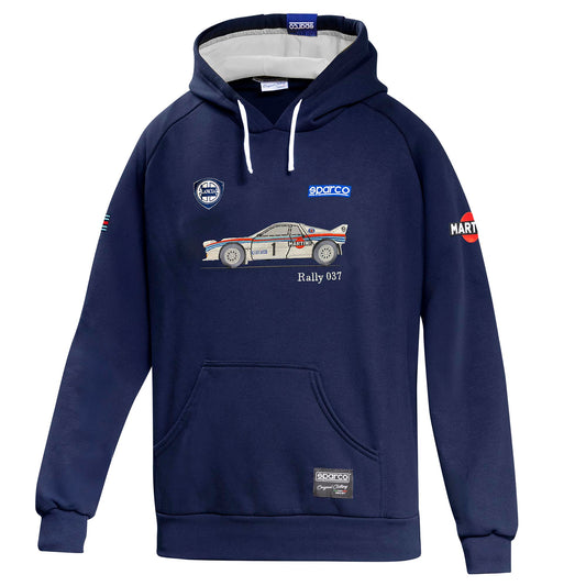 2026 Sparco Lancia 037 Rally Car Hoodie Mens Hoody Genuine Made in Italy