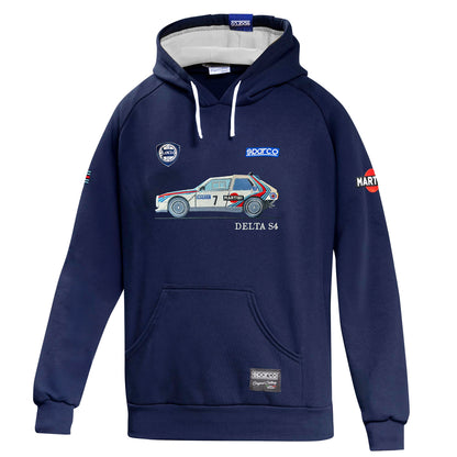 2026 Sparco Lancia Delta S4 Rally Hoodie Mens Hoody Genuine Made in Italy