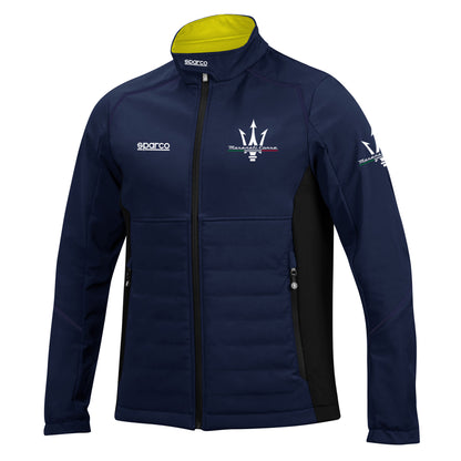 2026 Sparco MASERATI CORSE Softshell Jacket 3-Layer Waterproof Mens Coat