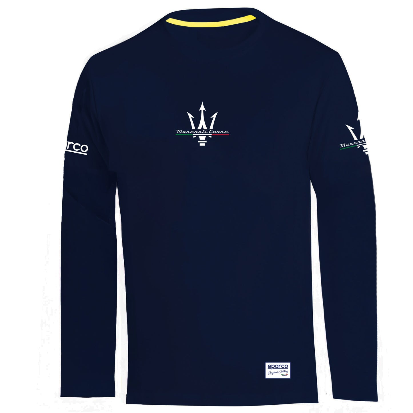 2026 Sparco MASERATI CORSE Mens T-Shirt Long Sleeve Top Official Genuine