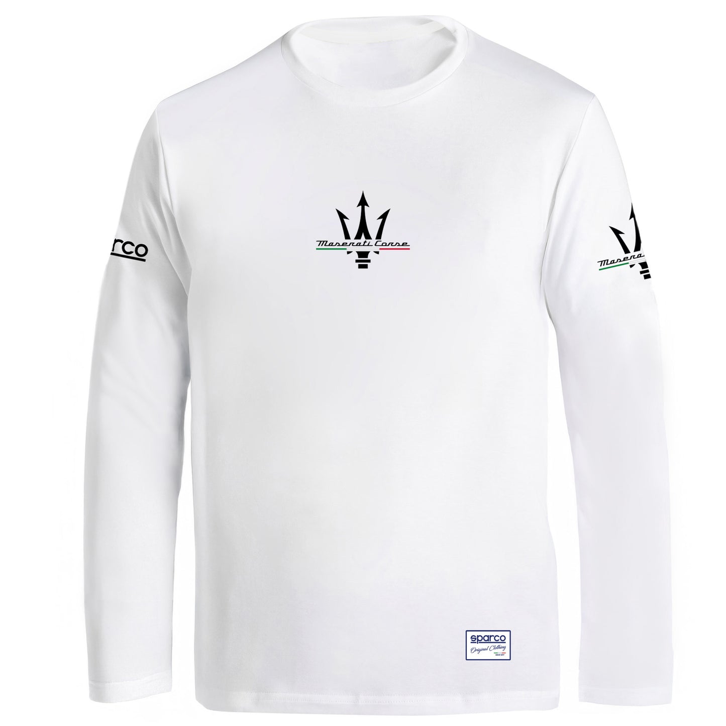 2026 Sparco MASERATI CORSE Mens T-Shirt Long Sleeve Top Official Genuine