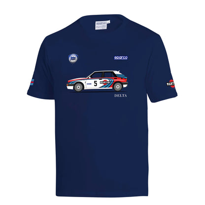 2026 Sparco Lancia Delta Integrale HF Mens T-Shirt Tee Rally Car Design