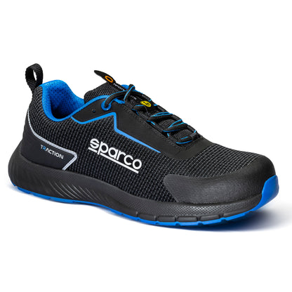 2026 Sparco TRACTION Safety Shoes Mechanic Trainers Toe Protection ESD S1PS SR