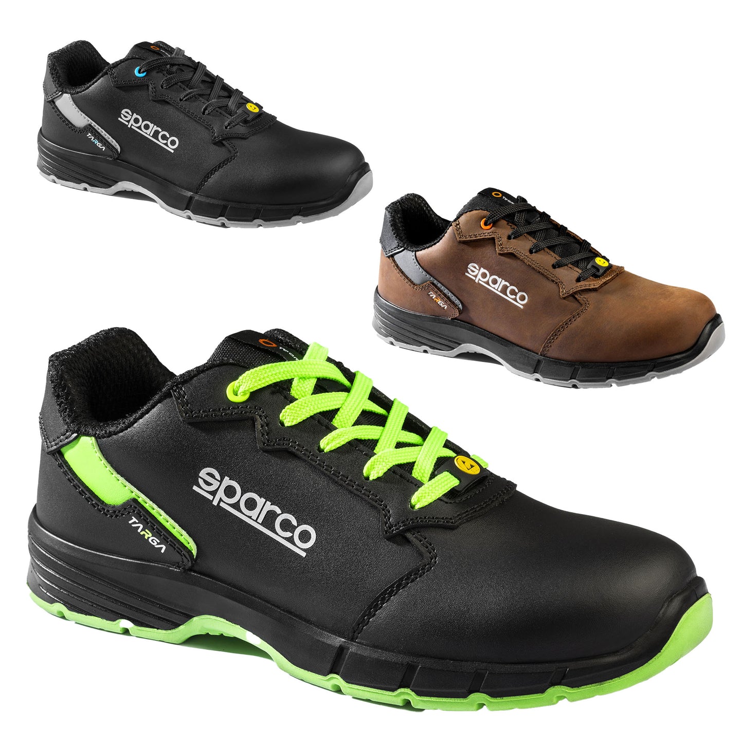 2026 Sparco TARGA S3S Safety Shoes Toe Protection Mechanic Trainers Work Garage