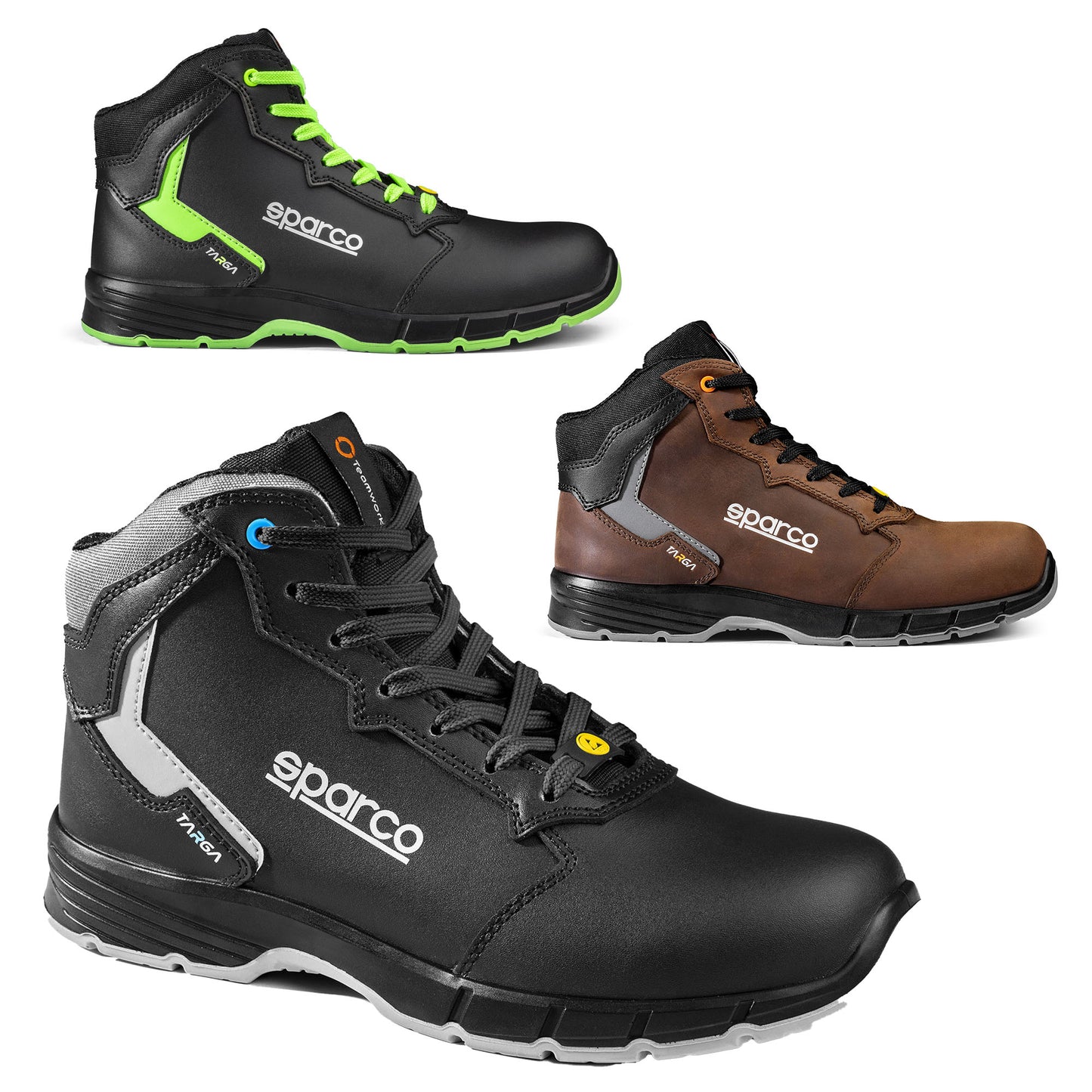 2026 Sparco TARGA-H S3S ESD Safety Boots Certified Footwear Work Mechanic Garage