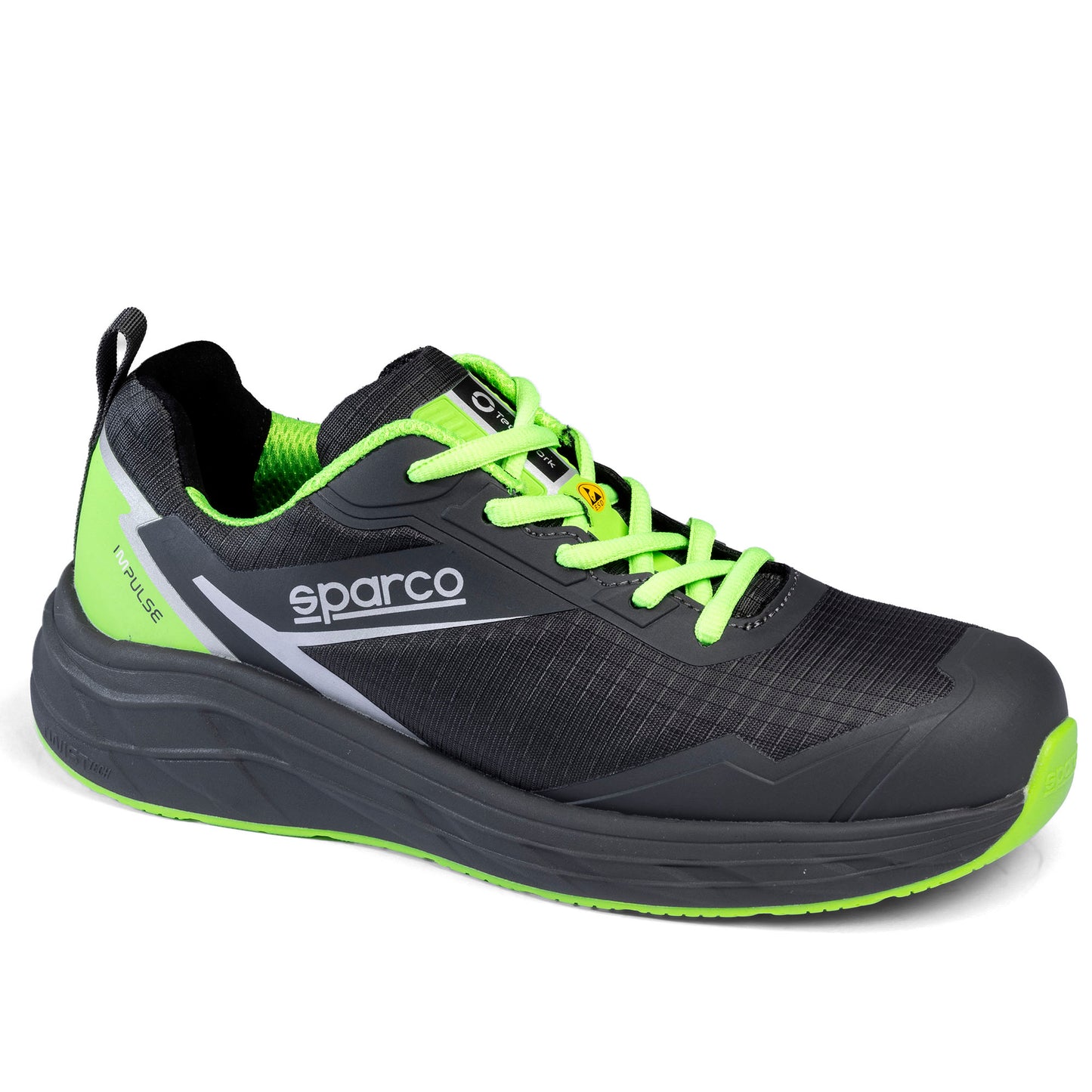 2026 Sparco IMPULSE S3S Safety Trainers Mechanic Footwear Toe Protection Shoes