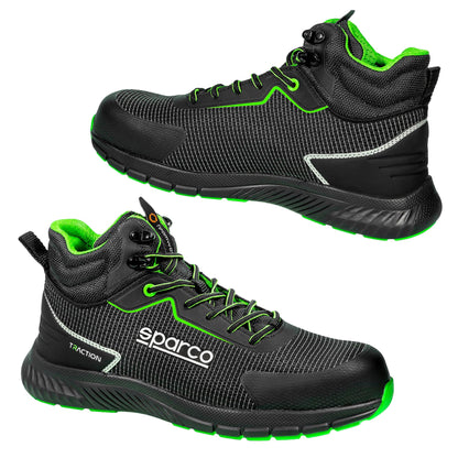 Bottes de sécurité Sparco NAOKI Traction S3S Chaussures de travail de ligne Mécanicien Résistantes à l'eau