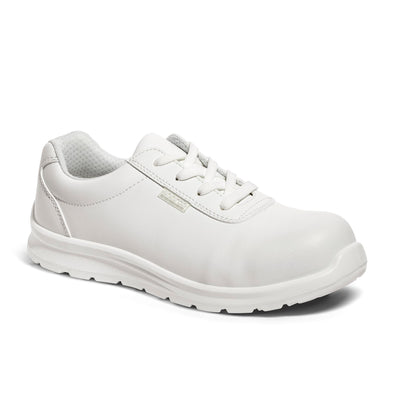Sparco WALKER S2 Safety Shoes with Laces White Water-Repellent Microfibre ESD