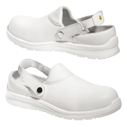 Sparco HANDY Safety Shoes Slip-on Sandal Style Clogs for Work Factory Medical