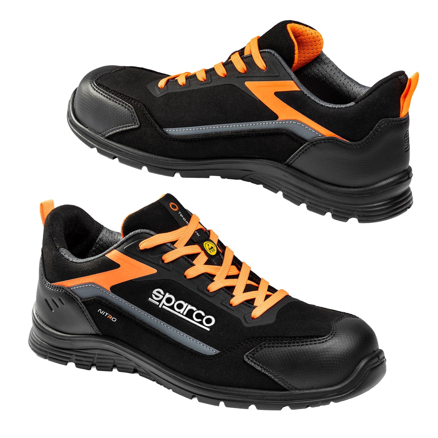 2026 Sparco NITRO ADVANCED S3S Safety Shoes Work Trainers Mechanic Waterproof