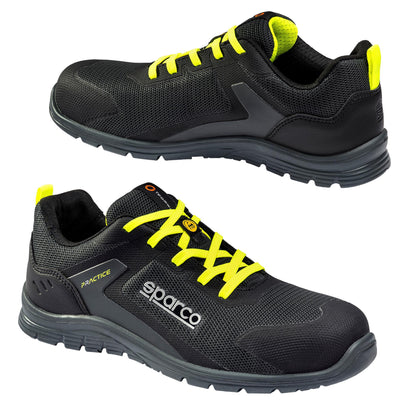 2026 Sparco PRACTICE ADV S1 Safety Shoes Work Trainers Mechanic Teamwork Pitcrew