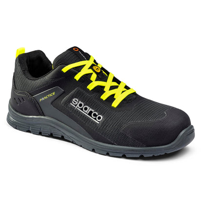 2026 Sparco PRACTICE ADV S1 Safety Shoes Work Trainers Mechanic Teamwork Pitcrew