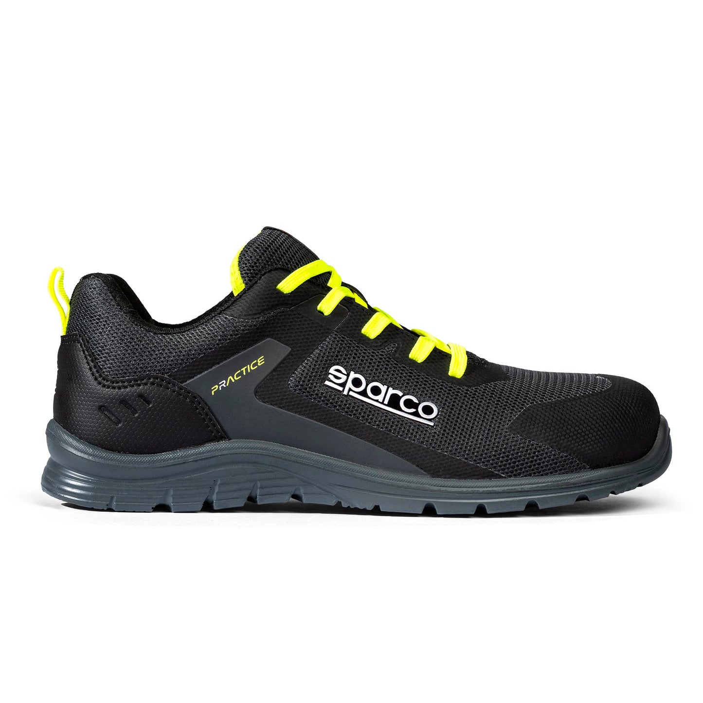 2026 Sparco PRACTICE ADV S1 Safety Shoes Work Trainers Mechanic Teamwork Pitcrew