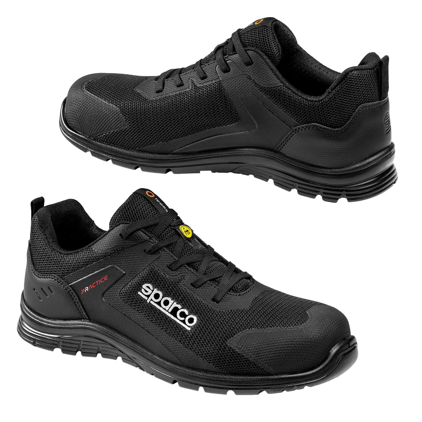 2026 Sparco PRACTICE ADV S1 Safety Shoes Work Trainers Mechanic Teamwork Pitcrew