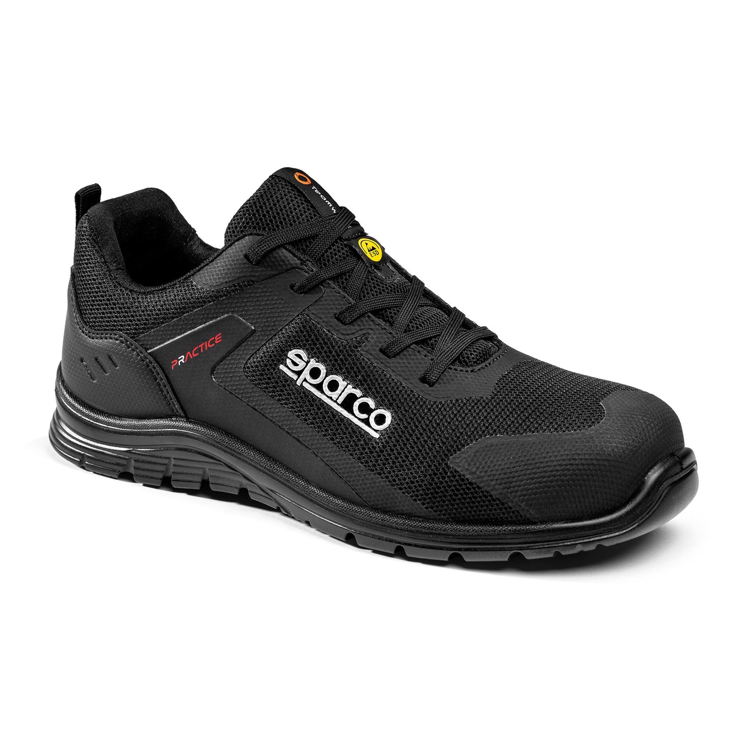 2026 Sparco PRACTICE ADV S1 Safety Shoes Work Trainers Mechanic Teamwork Pitcrew