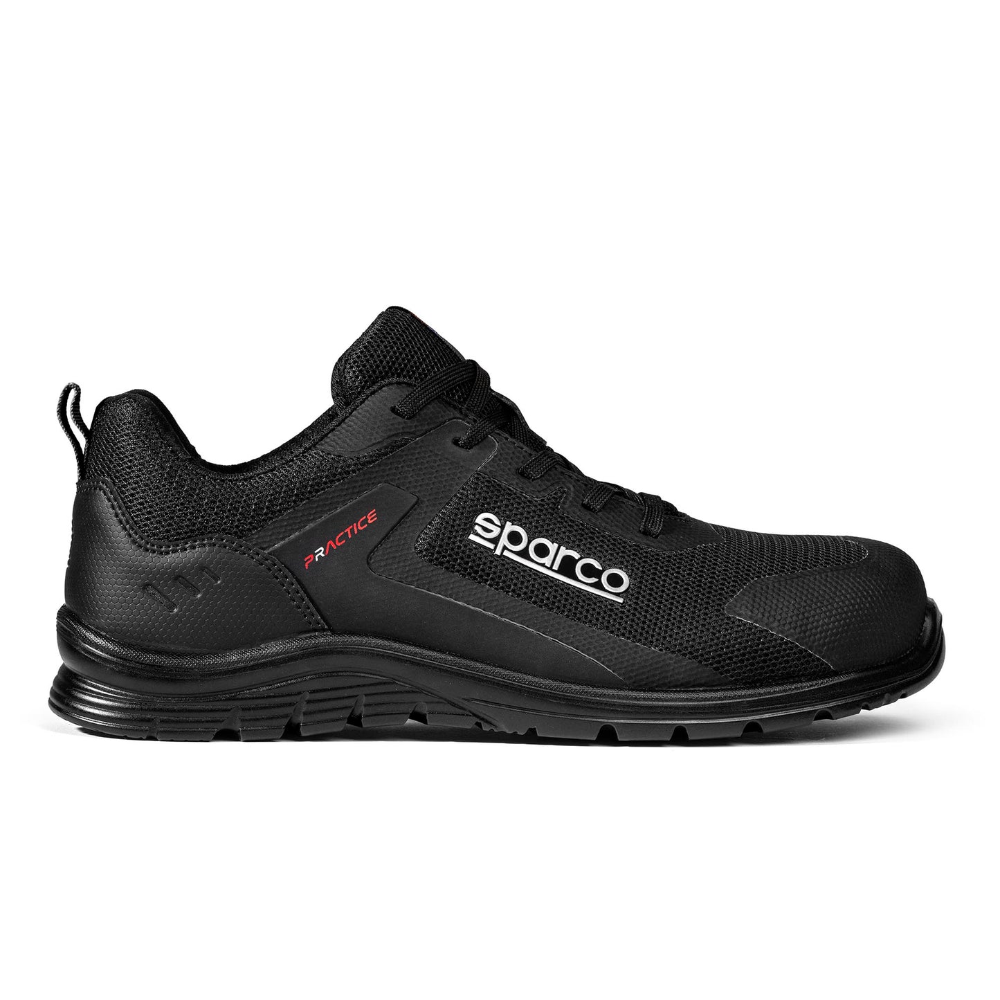 2026 Sparco PRACTICE ADV S1 Safety Shoes Work Trainers Mechanic Teamwork Pitcrew