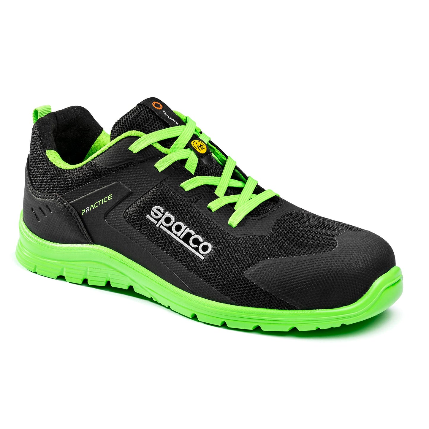 2026 Sparco PRACTICE ADV S1 Safety Shoes Work Trainers Mechanic Teamwork Pitcrew