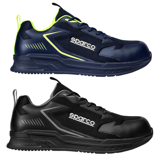 Sparco TURBO LINE S1 Safety Shoes Work Trainers Mechanic Ultra-Lightweight S1PS